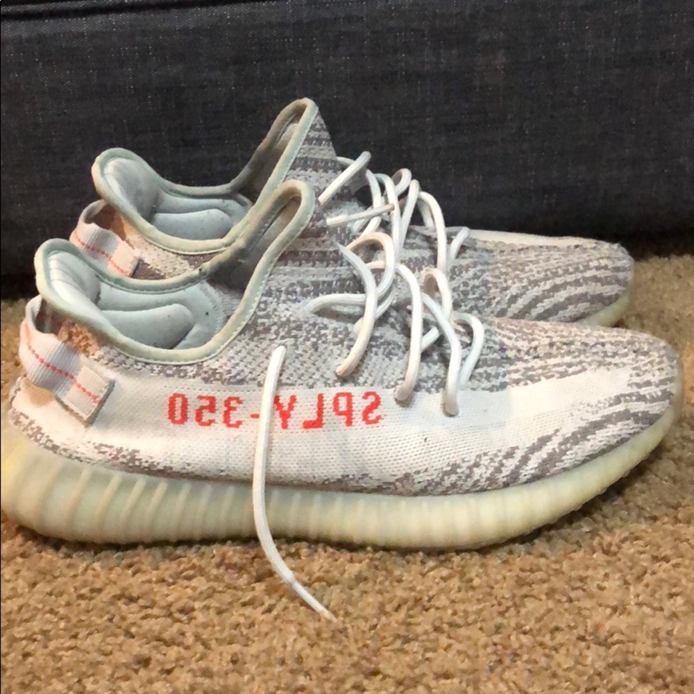 Blue tint yezzys